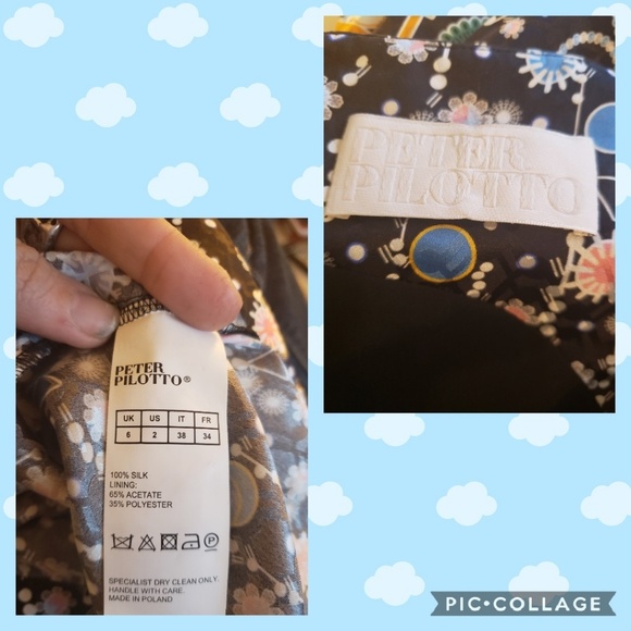 Peter Pilotto Sleeveless Asymmetric Silk Dress - Picture 6 of 8